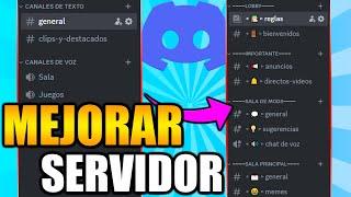 COMO DECORAR TU SERVIDOR DE DISCORD 2024 *fácil y rápido*