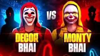 Biggest Match Ever | Decor Bhai Vs Monty bhai  2vs2 Subscribers || Garena Free Fire Max 