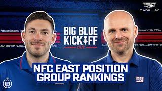 NFC East Position Group Rankings | Big Blue Kickoff Live