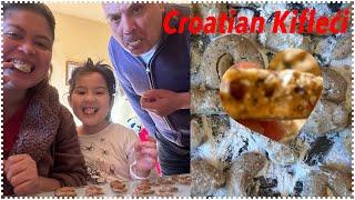 KIFLEĆI -homebaked  #croatian #sweets #delicacy #yummy #family #vlog