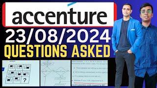 ACCENTURE 23/08/2024 Questions & Solutions | Accenture Repeating Questions