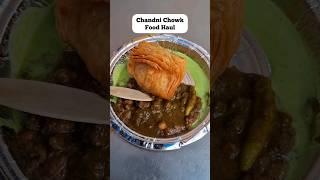 Chandni Chowk Food Haul | Japani Samosa | Giani's Chole Palak Chawal | Malai Ghewar #food #trending