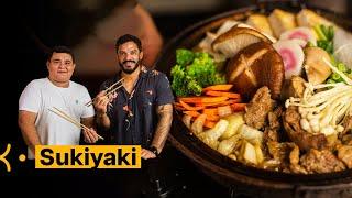 SUKIYAKI tradicional PRA FAZER EM CASA! Receita da avó do Satoshi Niitsuma sem segredos! 