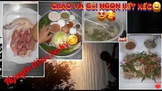 Cháo Vịt mùa covid #nauan #foodngon