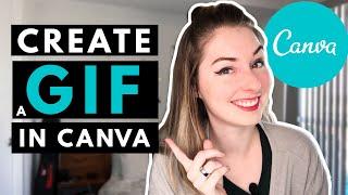 Create a GIF in Canva - FREE & EASY METHOD!