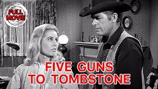 Five Guns To Tombstone | English Full Movie | Western