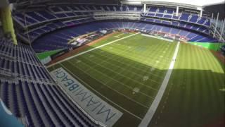 Time Lapse- Marlins Park conversion to football