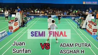 SF - Raja tarkam - JUAN / SURIFAN VS ADAM / ASGHAR - TM badminton open 2024