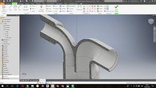 Autodesk Inventor Turorial - Sweep and Revolve