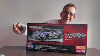 UNBOXING TAMIYA TT02  COPA TAMIYA AMSA TRINIDAD