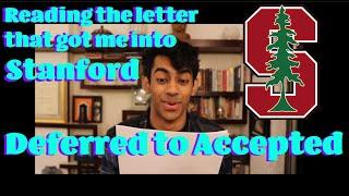 Deferred to Accepted: How I BARELY made it to Stanford | Writing a Letter of Continued Interest