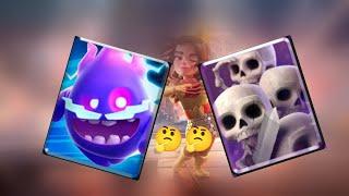 Can one electro spirit finish skeleton army?? clash royale