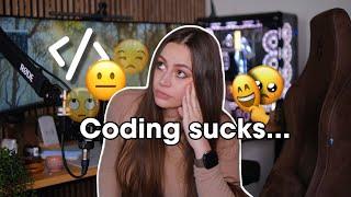 The bad side of coding #coding #struggle #whattoconsider