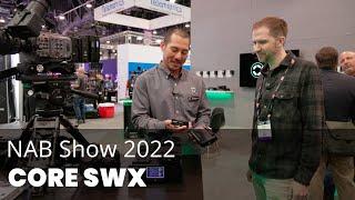 Core SWX at NAB Show 2022 v-mount batteries and chargers