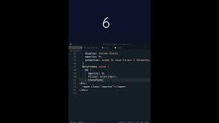 Countdown Animation in HTML/CSS/JS #shorts