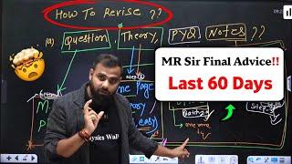 60 Days MasterPlan ️ How to Revise & Cover Backlog - MR Sir Best Strategy  100% Selection 