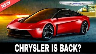 Chrysler Is Making A Comeback: Halcyon Is An All-New Electric Grand Tourer