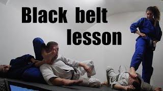 Black belt lesson