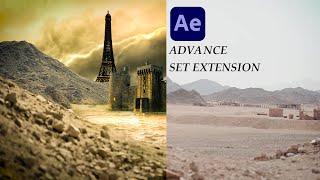 After Effects Set Extension Tutorial - Set Extension | Hindi Tutorial | 3d set extension AE 2021