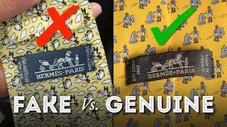 How to Spot a Fake Hermes Tie & Hallmarks of Genuine Hermès Ties