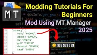 {MODDING TUTORIAL For BEGINNERS} || Mod Using Mt Manager For Android || 2025