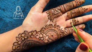 Very Beautiful stylish Henna Design for Hands | Latest Mehndi Design Tutorial #mehndi #henna