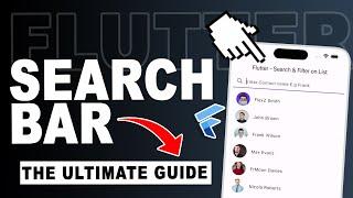 FLUTTER Search Bar & List Filtering, The Simplest & Fastest Way in 2024 | Flutter Tutorial
