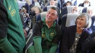 Unforgettable Flight: Springboks Surprise FlySafair Passengers