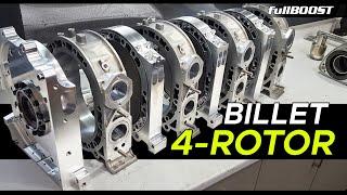 The Ultimate Rotary engine - BILLET 4-Rotor | fullBOOST