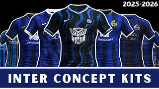 Inter Milan 20+ Concept Home Kits For Next Season 2025-2026.....