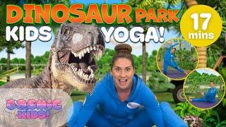 Dinosaur Yoga for Kids! Dinosaur Park | A Cosmic Kids Yoga Adventure!