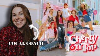 Vocal Coach Reacts to BINI - Cherry On Top