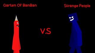 Garten Of Banban Vs Strange People