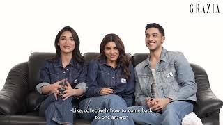 Medha, Alizeh and Vedang Play Would You Rather | Grazia India