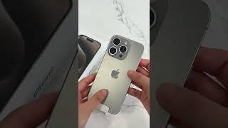 iPhone 15 Pro unboxing (natural titanium)