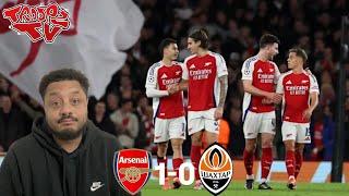 Arsenal 1-0 Shakhtar Donetsk | Troopz Match Reaction | MAJOR IMPROVEMENTS NEEDED ASAP!!