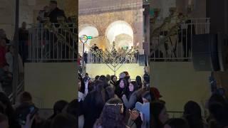 Hanukkah celebrations on Elrov Mamilla Avenue in Jerusalem, Israel 2024