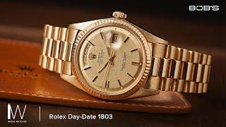 Rolex 1803 Presidential Day-Date History | Inside Watches Bob's Watches