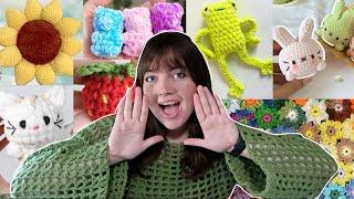 50 easy NO SEW crochet projects with FREE patterns (beginner friendly)
