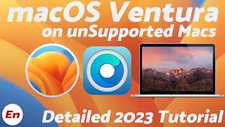 How To Install macOS Ventura on Unsupported Mac, MacBook, Mac Mini, iMac | DETAILED 2023 Tutorial