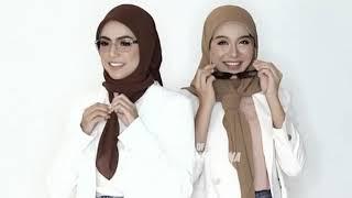 10 TUTORIAL HIJAB SEGIEMPAT SIMPLE MUDAH CEPAT & RINGKAS PALING KEKINIAN