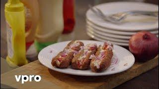 Recept: Home made frikandel uit Koken met Van Boven