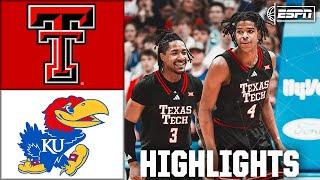 Texas Tech Red Raiders vs. Kansas Jayhawks | Full Game Highlights | ESPN College Basketball