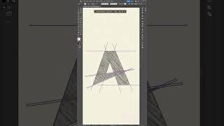 A letter logo design create in adobe illustrator #shortsvideo #shorts #logodesign #letterlogo