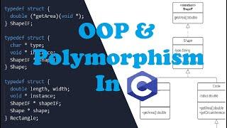 Object oriented programming and polymorphism in C