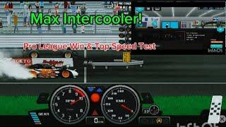 Maxed Intercooler! Pro League Win & Top Speed Test in Pixel Car Racer!  #AJBGaming