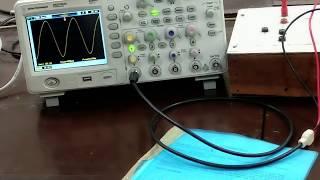 Experimental Setup for RC phase-shift oscillator and How it works.