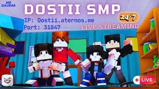  LIVE: Grinding, Building & Fun on Dostii SMP | Public Minecraft Server for Java & PE Players!