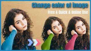 Change Image Color Tutorial [Free & Quick & Online Use]