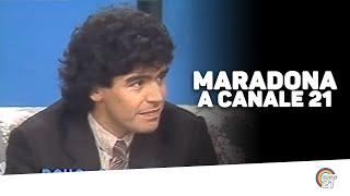 MARADONA A CANALE 21 | ARCHIVIO STORICO CANALE 21